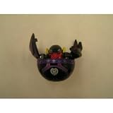 - 	 Bakugan Bakupearl B2 Bigger Brawlers LOOSE Black Darkus DIABLO PREYAS II - 350G