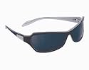 Anarchy Black Shadow "Rail" Sunglasses w/ Smoke Polarized Lens