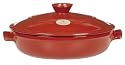 Emile Henry 614593 Flame Top 12-Inch Brazier Red
