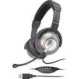 jWINin JBM55 PC/Gaming Stereo Headphones with Microphone and In-line Digital Volume Control/USB