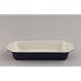 Chasseur Cast Iron Rectangular Dish 26 X 13 X 4cm Cobalt Blue