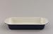 Chasseur Cast Iron Rectangular Dish 26 X 13 X 4cm Cobalt Blue