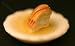 Dollhouse Miniature Slice of Creme Pie on a Plate