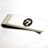14kt Gold and Sterling Silver Kokopelli Money Clip by M.M. Rogers, #11257