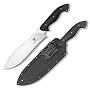 Spyderco Forester Micarta Plain Edge Knife, Green, 15 9/16 -Inch