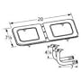 Stainless Steel Figure-8 Burner and Venturi Kit for Broil King, Charmglow and Jacuzzi Grills