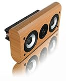 W100 On-Wall / In-Wall Center Channel Speaker - Mansfield Beech