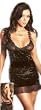 Visions of Velvet with Soft Chiffon Detail in this Beautiful Babydoll Chemise! (In Plus Sizes too!)