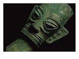 A 3,200-Year-Old Bronze Head from the Shang Dynasty Fine Art Photographic Poster Print by O. Louis Mazzatenta, 24x18
