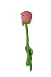 17" Bendable Stuffed Rose Plush Flower (Around 42.5 cm) - Pink