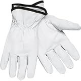 Memphis 3611-L Premium Grey Grain Goatskin Drivers Glove with Keystone Thumb, Size Large, Sold by the Dozen Pair
