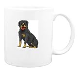 Mug with dog, vicious, rottweiler, pet