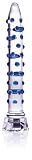 Pyrex Glass Dildo Don Wands 9809 Blue LED Light Glass Dildos