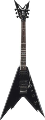 Dean Razorback V Standard - Black Finish Electric Guitar with Hardshell Case