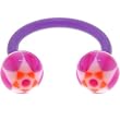 Bioplast Purple Blooming Star Circular Horse Shoe