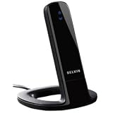 Belkin F5D8055 Wireless N+300Mbps USB Adapter (Black)