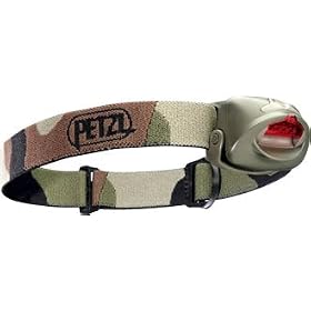 Petzl E49PC TacTikka Plus 4-LED Headlamp, Camouflage