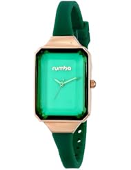 RumbaTime Womens 17776 Union Gem Analog Display Japanese Quartz Green Watch