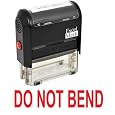 DO NOT BEND Self Inking Rubber Stamp - Red Ink (42A1539WEB-R)