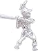 Male Baseball Player Charm by Rembrandt Charms