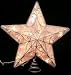 Ice Palace Lighted Scrolling Silver Star Christmas Tree Topper - Clear Lights