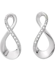 Diamond Earrings 14K White Gold .08 Cttw Dia Earrings Pair