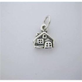 Sterling Silver .925 House Home CHARM Pendant Jewelry