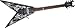 B.C. Rich Kerry King V Electric Guitar, Black with White Tribal Graphic
