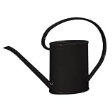 Rush Creek Designs PIM0402001734 Calypso Watering Can, Black, 1.4 Liter