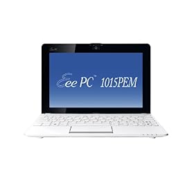 ASUS Eee PC 1015PEM-PU17-WT 10.1-Inch Netbook (White)