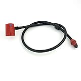 uxcell 車用空気入れ レッド ブラック ラバー バイク 自転車 空気 タイヤ インフレータ ホース パイプ