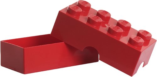 Plast Team  PT40230 - Lego Lunch Box Rot 8er