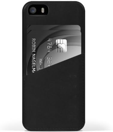 iPhone 5s Case Mujjo Leather Wallet Case for iPhone 5s (Black)