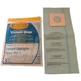 U Upright Sanyo Vacuum Replacement Bag (3 Pack)