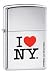 Zippo I NY Silver Pocket Lighter