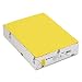 Mohawk Brite-Hue Color Copy/Laser/Inkjet Paper, Sun Yellow, 24lb, Letter, 500 Sheets