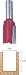 Freud 12-168 7/8-Inch Diameter by 1-1/4-Inch Double Flute Straight Router Bit with 1/2-Inch Shank