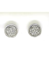 0.50CTW PRINCESS DIAMOND LADIES FASHION INVISIBLE EARRINGS