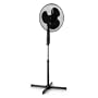 Klarstein Standventilator mit Fernbedienung Ventilator mit 50 Watt und Timer (Gro�es 40,6cm (16") Rotorblatt, 15 nat�rliche Windprogramme, 3 Geschwindigkeiten, Schwenkfunktion) schwarz