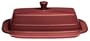Fiesta Cinnabar 494 7-Inch Covered Butter Dish