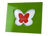 Photo frame Butterfly Icon wood green