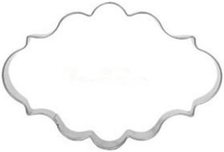 Ainest Go CA Plaque Cutter Cookie Frame Cake Oval Square Rectangle Stainless Steel Mold Oval