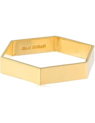 Isaac Mizrahi "Chain Gang" Medium Hexagon Bangle Bracelet, 3.1"