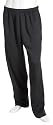 Reebok Men's PlayDry Textured Fleece Pant, Black/Black, XX-Large