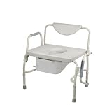 Bariatric Drop Arm Bedside Commode Chair