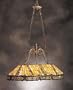 Kichler Lighting 65101 3 Light Indio Pool Table Island Light, Dore Bronze