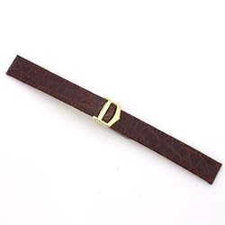 Brown Genuine Crocodile Strap 15mm