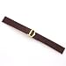Brown Genuine Crocodile Strap 15mm