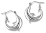 Dolphin Hoop Earring. 1/2" Wide by 1/2" High