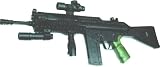 : Well MR-777 Spring Airsoft Rifle.w/ red scope, flashlight and adjustable grip